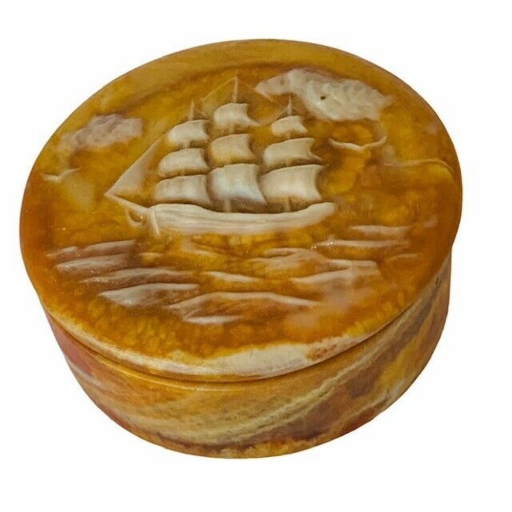 Incolay Jewelry Box Design Gift USA sailboat boat